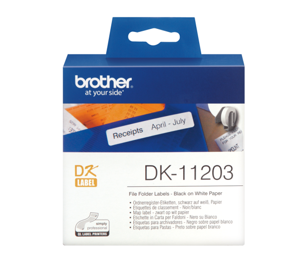 Brother Etykieta na segregatory 300 szt. (DK11203) - 393645 - zdjęcie 2